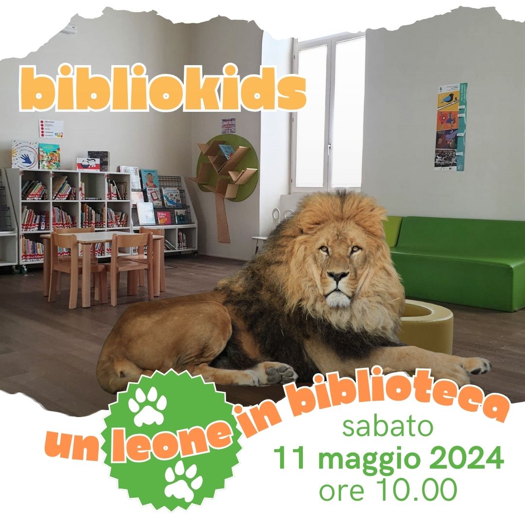 Immagine Bibliokids: un leone in biblioteca